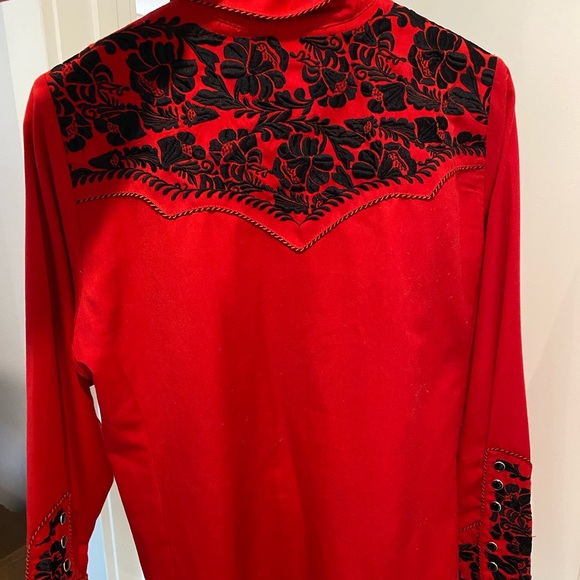 Womens size Medium Scully western blouse. - Picture 2 of 3